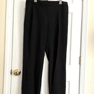 NWT LADIES 16 RAEFELLA BLACK FULLY LINED POCKETS MODERN FIT STRETCH PANTS